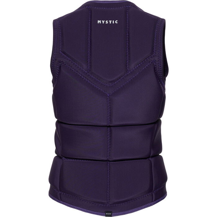 2024 Mystic Frauen Star Front Zip Wake Impact Vest 35005.240246 - Deep Purple